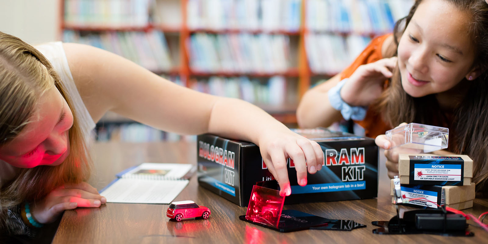 Classroom hologram students
